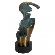 Bronze chiseled sculpture 